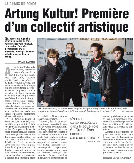 ARC_2009/09/15 Mardi : LIMPARTIAL : 1 : Page 1 (LIMPARTIAL)